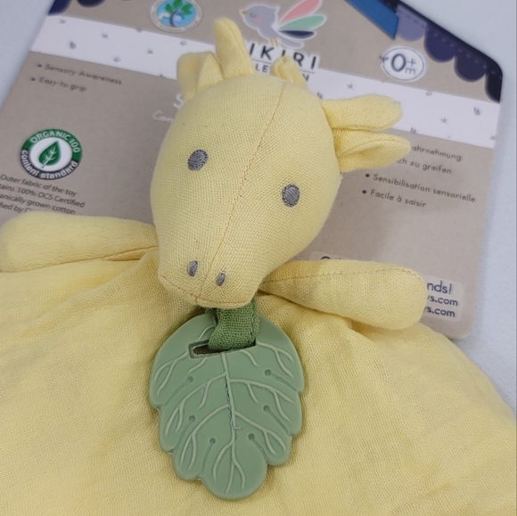 Tikiri Giraffe Lovey Security Blanket With Teether - Picture 3 of 10